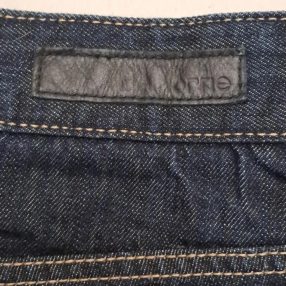 Claiborne Men's Size 34W 32L Dark Blue Straight Fit Jeans